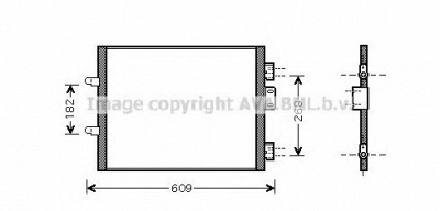 AVA QUALITY COOLING rt5315 -  Конденсатор, кондиционер